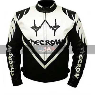 Men's The Crow Motorcycle Leather Jacket