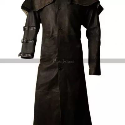 Ron Perlman Hellboy Trench Leather Coat Costume