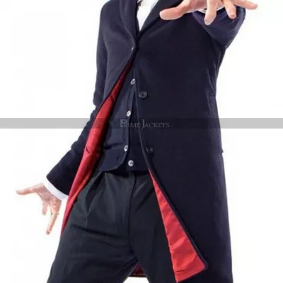 Peter Capaldi Doctor Who Blue Jacket Coat