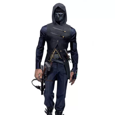 Corvo Attano Dishonored 2 Vest Hoodie Costume Jacket