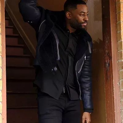 24 Legacy Ashley Thomas Fur Collar Jacket