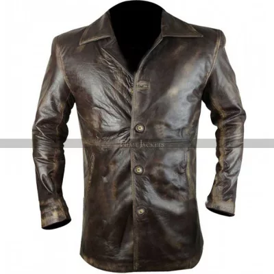 Supernatural Dean Winchester Distressed Leather Lacket/Coat