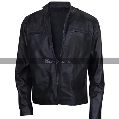 Burnt Bradley Cooper (Adam Jones) Black Leather Jacket