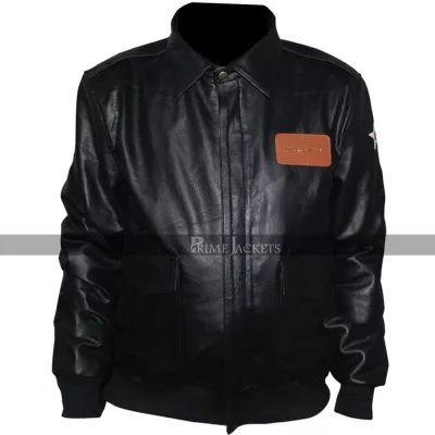 Robert (Bob Crane) Hogan's Heroes Black Bomber Jacket