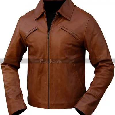Inception Arthur Brown Leather Jacket