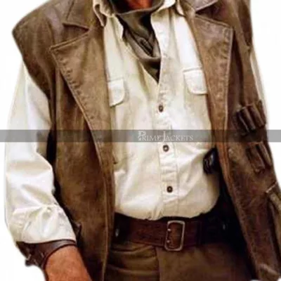 League of Extraordinary Gentlemen Allan Quatermain Brown Vest