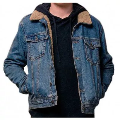 Love Simon Nick Robinson Blue Jacket