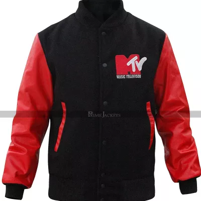 Robert Pattinson Mtv Bomber Letterman Jacket