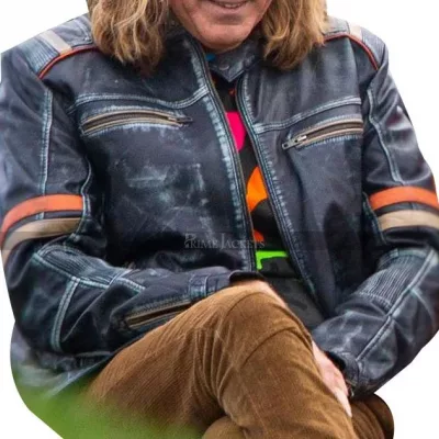 Will Ferrell Eurovision Leather Jacket