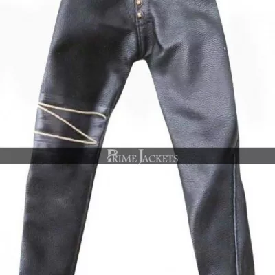 Eric Draven The Crow Black Leather Pants