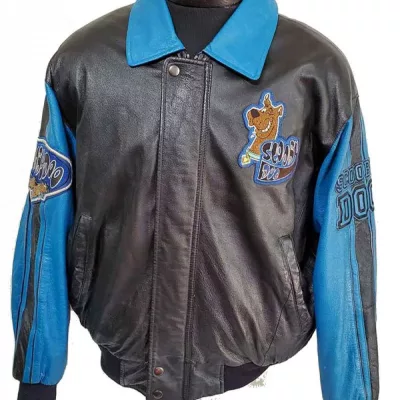 Scooby-Doo Bomber Leather Jacket