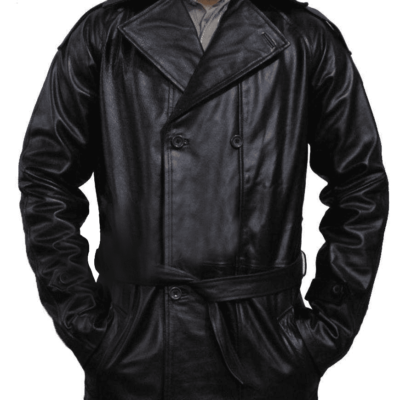The Crow Eric Draven Black Leather Coat Pants