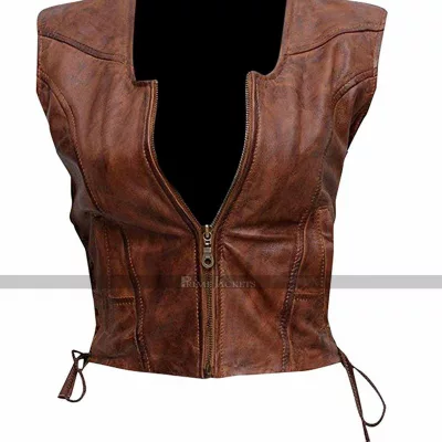 Walking Dead Michonne Brown Vest