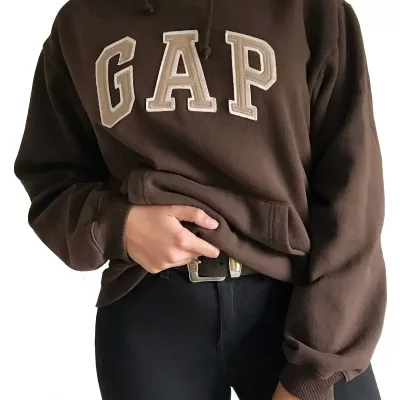 Brown Gap Hoodie