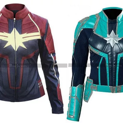 Women Captain Leather Costume Jacket