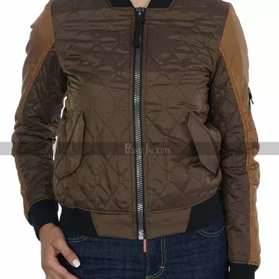 Elizabeth Henstridge Agents of Shield Bomber Jacket
