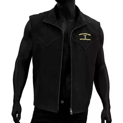 Yellowstone John Dutton Black Vest