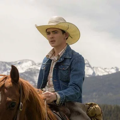 Finn Little Yellowstone Season 5 Denim Jacket