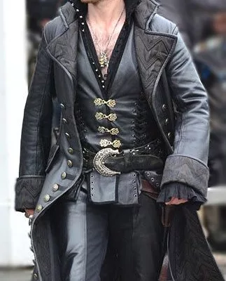 Captain Hook Once Upon a Time Trench Coat