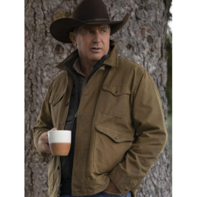 Yellowstone S5 John Dutton Brown Jacket